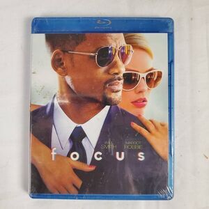 Focus (Blu-ray, 2015, Will Smith & Margot Robbie)